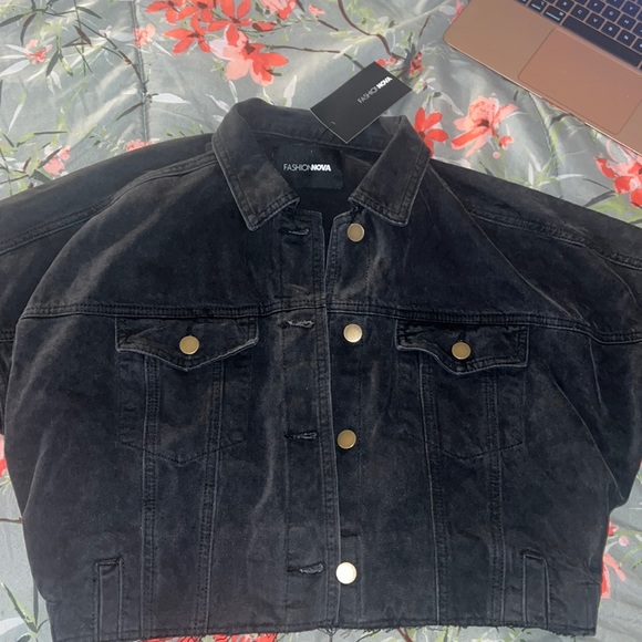 Denim black jacket - Picture 2 of 8